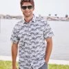 PALMDALE BEACH PRINT SHIRT (FINAL SALE) 2 PALMDALE BEACH PRINT SHIRT (FINAL SALE) -Style Vibe Shop 18 Flag Anthem Tampa 2979