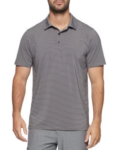 MADEFLEX Brrrº STRIPED PERFORMANCE POLO