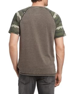 LANEBURG BURNOUT HENLEY (FINAL SALE) -Style Vibe Shop COREKT1046 CAMO TEE 0014 OnFigure 1
