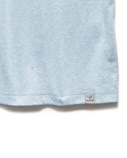 BISCOE STRIPED HENLEY -Style Vibe Shop COREKT1052 MEDIUM BLUE 049 83222652 8b50 4c0f b363 1893cc186fe9