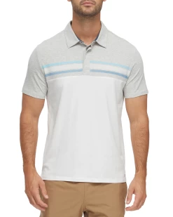 SHIELD BLOCKED PERFORMANCE POLO (FINAL SALE)