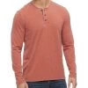 CHATHAM VINTAGE SOFT SLUB HENLEY 2 CHATHAM VINTAGE SOFT SLUB HENLEY -Style Vibe Shop COREKT1234 BRICK RED 007 1