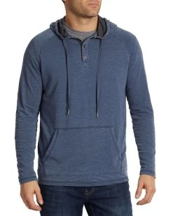 CHATHAM VINTAGE SOFT HOODED HENLEY