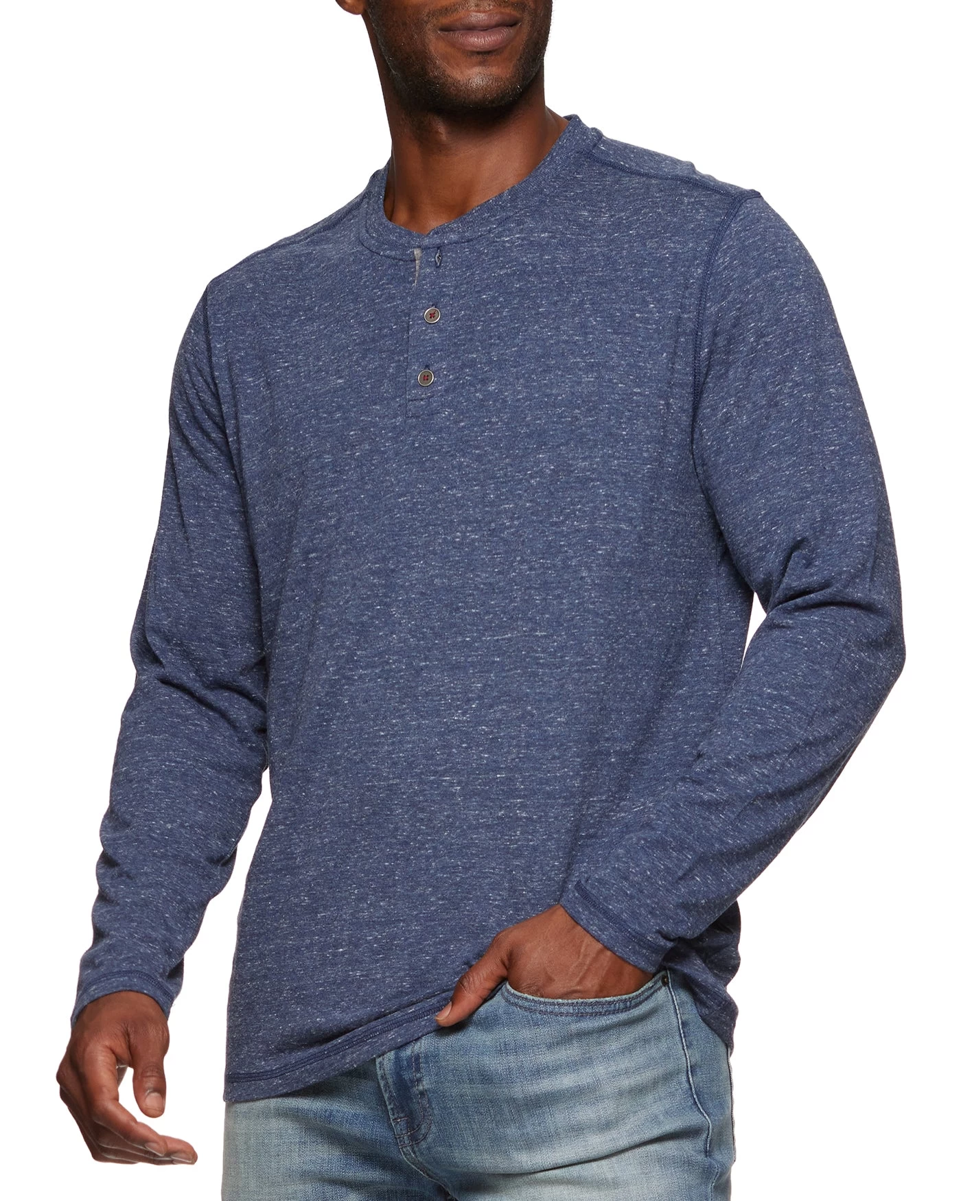 ROLLINS SNOW SLUB LS HENLEY 3 ROLLINS SNOW SLUB LS HENLEY