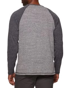 ROLLINS SNOW SLUB LS RAGLAN HENLEY 7 ROLLINS SNOW SLUB LS RAGLAN HENLEY -Style Vibe Shop COREKT1717 ROLLINS LS SNOW SLUB RAGLAN HENLEY GREY ONYX 008