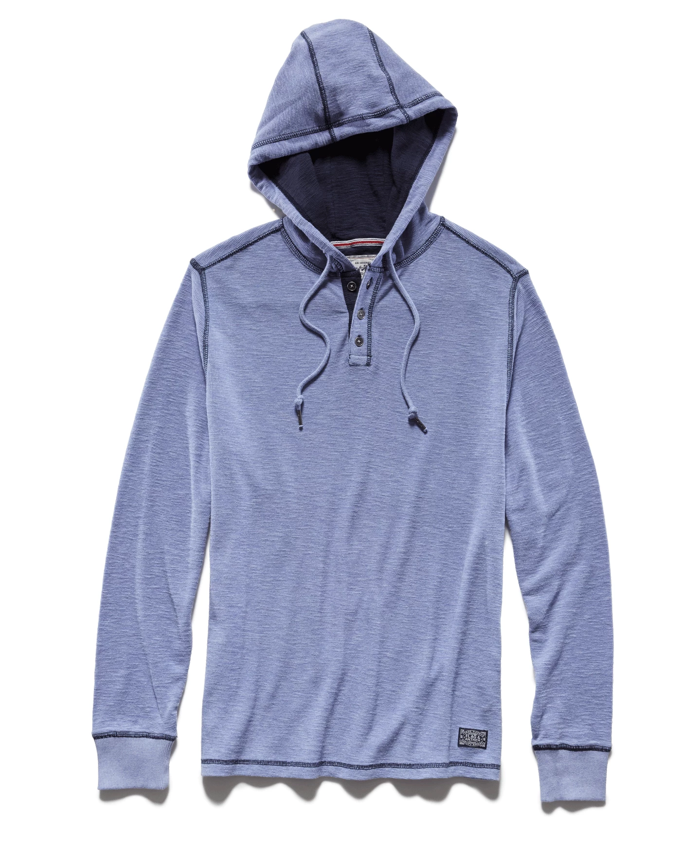 MAULDIN HOODED HENLEY 3 MAULDIN HOODED HENLEY