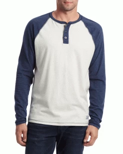 CREEK SUEDED RAGLAN HENLEY