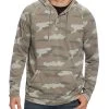 DUNBARTON CAMO BURNOUT HOODIE -Style Vibe Shop COREKT806 CAMO DUNBARTON CAMO PRINT BURNOUT JERSEY LS HENLEY HOODIE 011 1