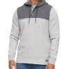 PAXVILLE COLORBLOCK FLEECE HOODED HENLEY -Style Vibe Shop COREKT865 PAXVILLE BLOCKED DKGYLG 006