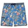 BROXTON HAWAIIAN PRINT SWIM SHORT - 8" INSEAM (FINAL SALE) -Style Vibe Shop CORESH1280 BLUE 002 11ec3332 2f4d 48dd b6f8 14980e356f15