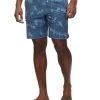 DRIFTON BIRDS OF PARADISE PRINT SWIM SHORT - 8" INSEAM (FINAL SALE) -Style Vibe Shop CORESH1305 DRIFTON BIRD OF PARADISE PRINT SWIM SHORT 8 INCH NAVY BLUE 1540