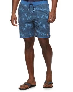 DRIFTON BIRDS OF PARADISE PRINT SWIM SHORT - 8" INSEAM (FINAL SALE)