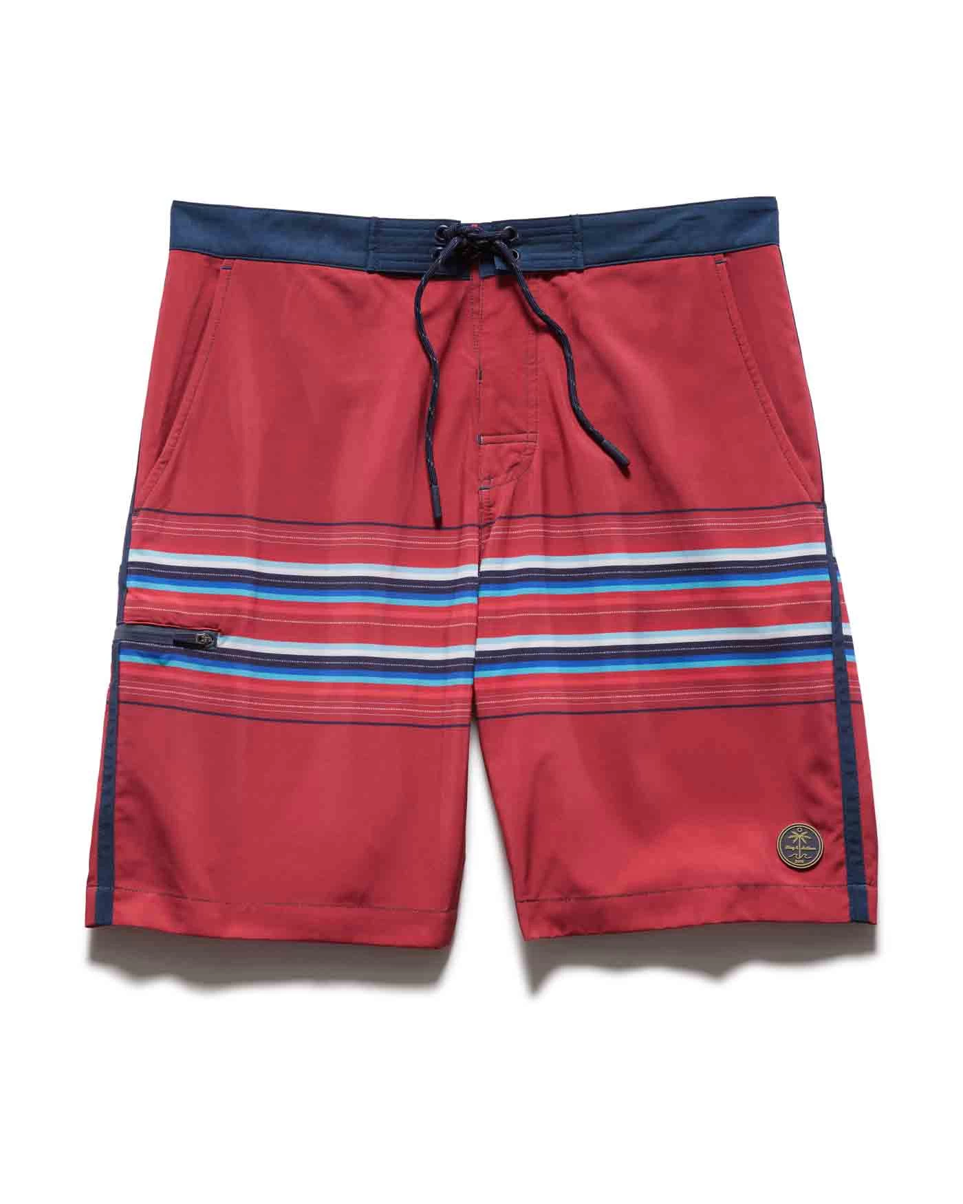 ROCKAWAY STRIPED BOARD SHORT - 10" INSEAM (FINAL SALE) 4 ROCKAWAY STRIPED BOARD SHORT - 10" INSEAM (FINAL SALE) - Image 2