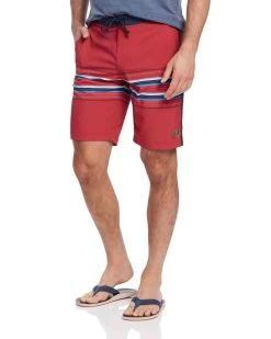 ROCKAWAY STRIPED BOARD SHORT - 10" INSEAM (FINAL SALE)