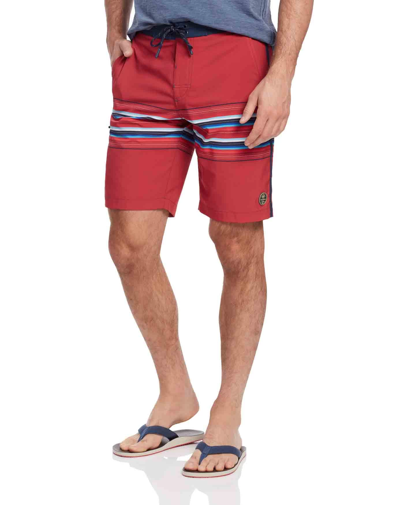 ROCKAWAY STRIPED BOARD SHORT - 10" INSEAM (FINAL SALE) 3 ROCKAWAY STRIPED BOARD SHORT - 10" INSEAM (FINAL SALE)