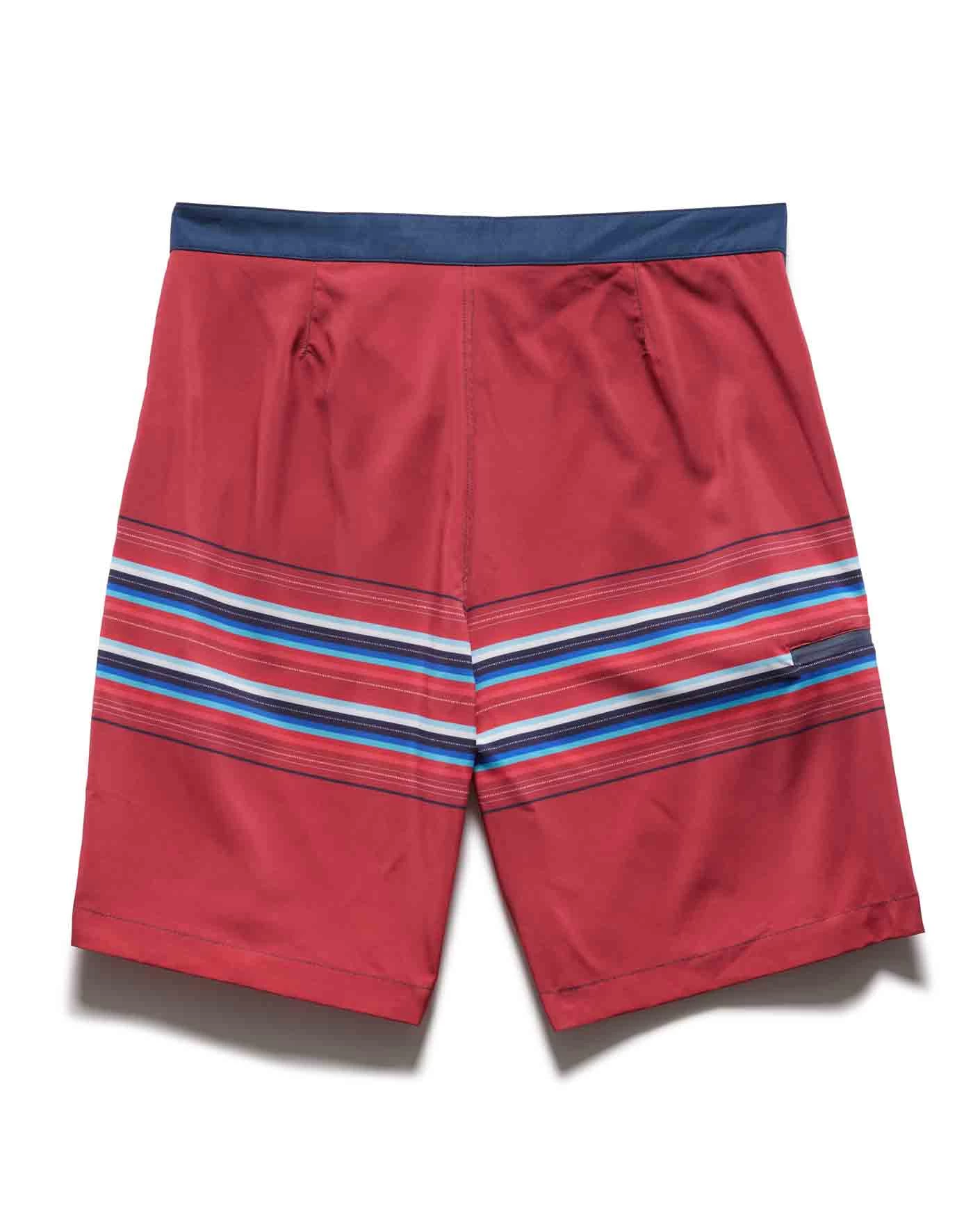ROCKAWAY STRIPED BOARD SHORT - 10" INSEAM (FINAL SALE) 6 ROCKAWAY STRIPED BOARD SHORT - 10" INSEAM (FINAL SALE) - Image 4