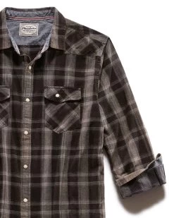 DURANGO WESTERN SHIRT -Style Vibe Shop COREWS149V CHARCOAL 0s10