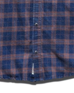 FOWLER VINTAGE WASHED WESTERN SHIRT -Style Vibe Shop COREWS190V RSTIND 01S0