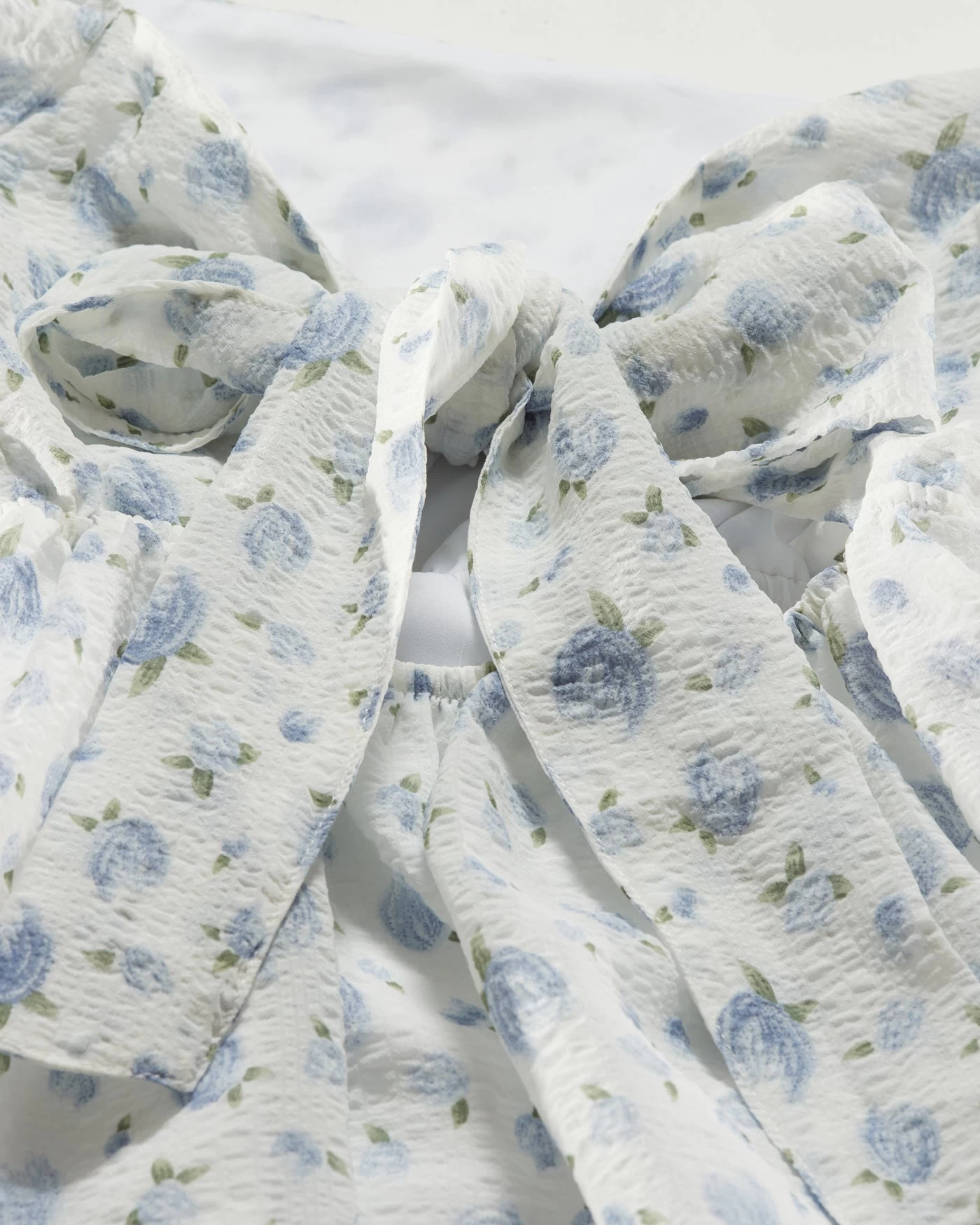 MAYETTA FLORAL PUFF SLEEVE TIE-BACK MINI DRESS 8 MAYETTA FLORAL PUFF SLEEVE TIE-BACK MINI DRESS - Image 6