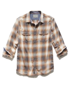 HENSON VINTAGE WASHED FLANNEL SHIRT -Style Vibe Shop DS FA21WS040 HENSOxN WTTNGR 026 f2055dd8 c9af 4b10 a0da 72f65647ba11