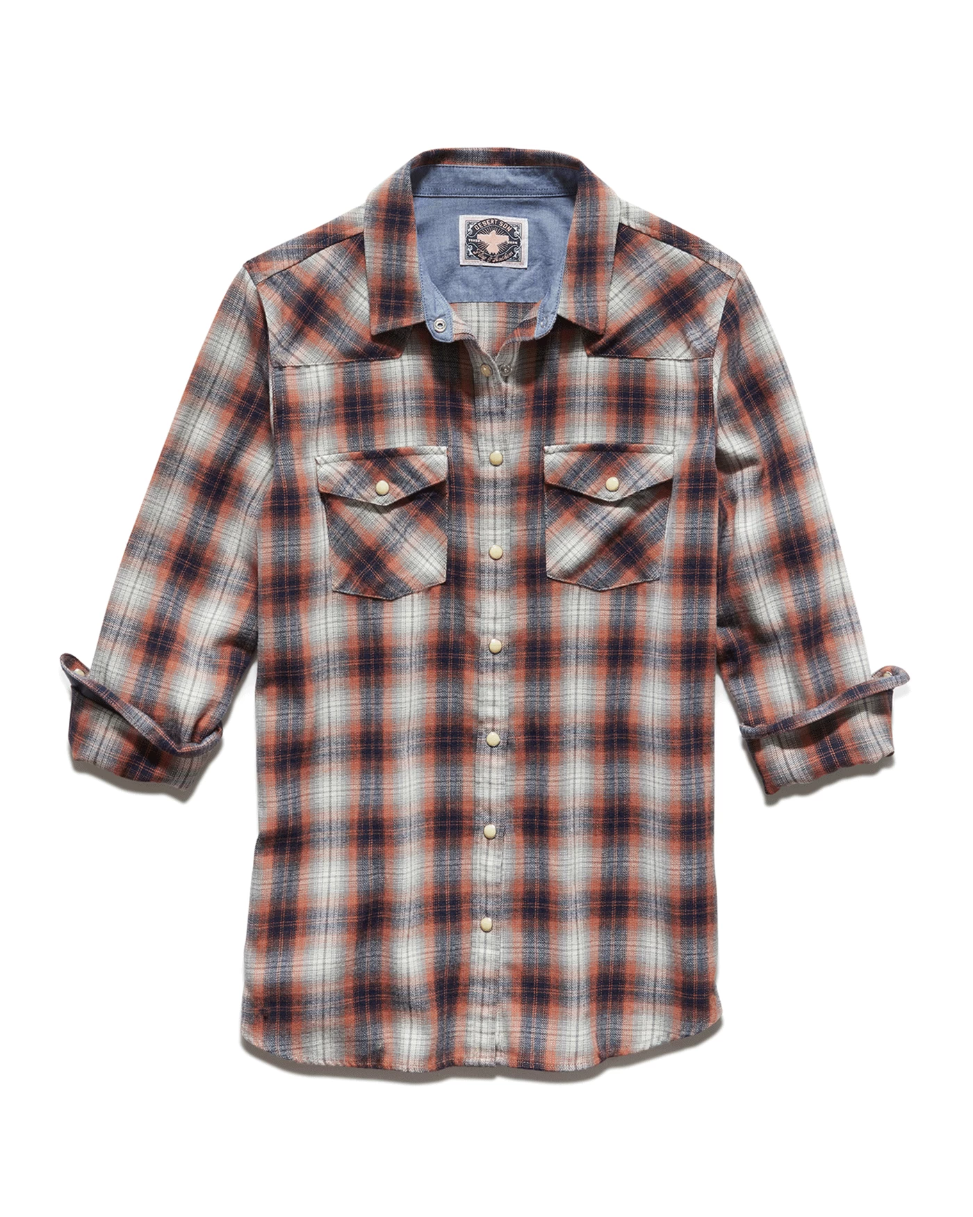 FRANKLIN VINTAGE SOFT WESTERN FLANNEL SHIRT 4 FRANKLIN VINTAGE SOFT WESTERN FLANNEL SHIRT - Image 2