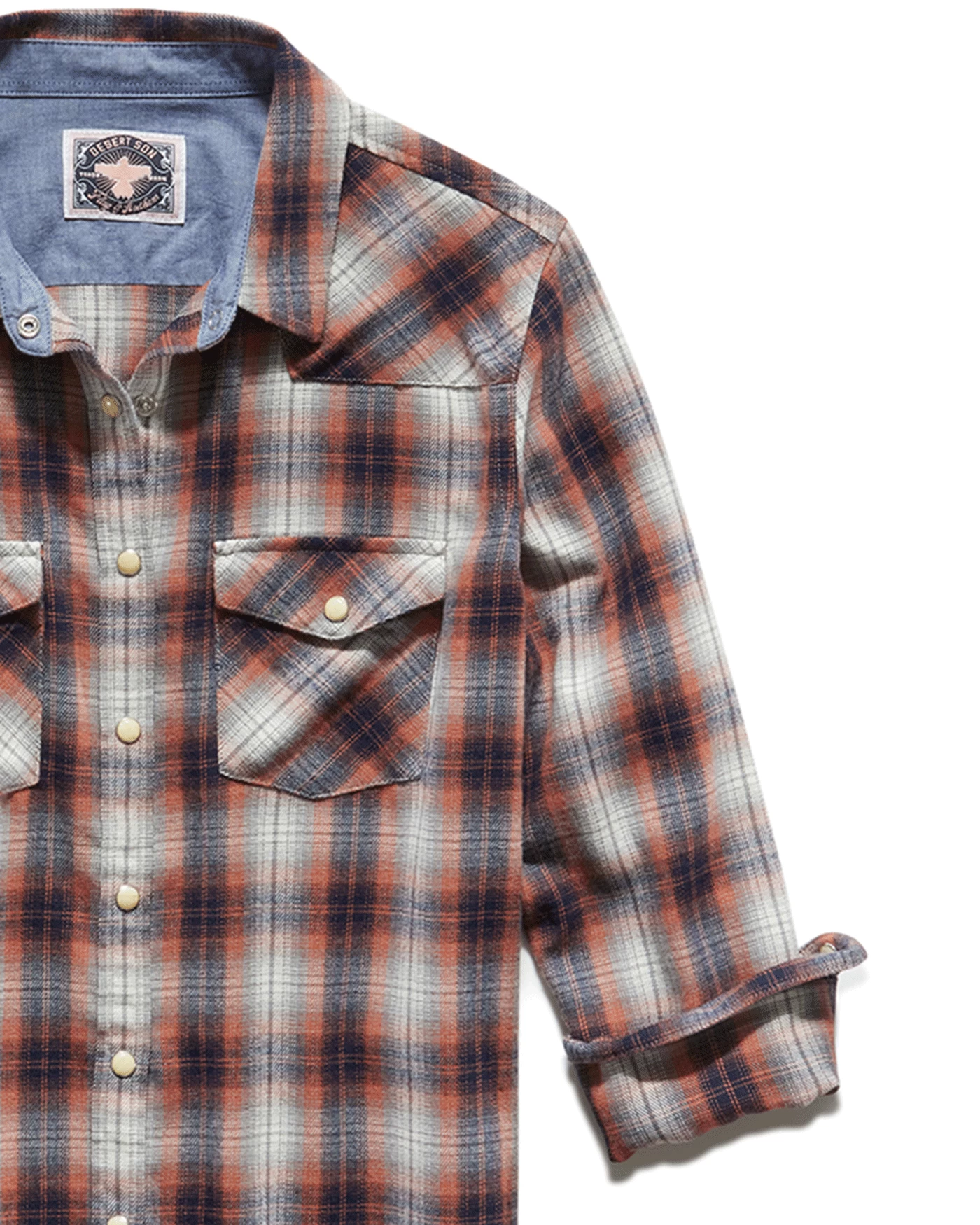 FRANKLIN VINTAGE SOFT WESTERN FLANNEL SHIRT 6 FRANKLIN VINTAGE SOFT WESTERN FLANNEL SHIRT - Image 4