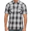 GROVETON VINTAGE WASHED SS WESTERN SHIRT (FINAL SALE) 1 GROVETON VINTAGE WASHED SS WESTERN SHIRT (FINAL SALE) -Style Vibe Shop DS SP22WS191 BLACK COMBO 009 1