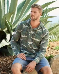 DUNBARTON CAMO BURNOUT HOODIE -Style Vibe Shop DSC5495