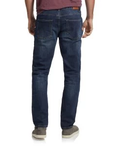 EVERETTS JEAN - NEWPORT ATHLETIC -Style Vibe Shop FA17DN005 EVERETTS JEAN NEWPORT ATHLETIC MEDIUM WASH 022