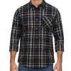 ROSHOLT FLANNEL SHIRT -Style Vibe Shop FA20WS092 NVOLWH 014