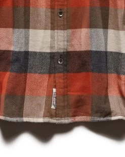 DELTONA FLANNEL SHIRT -Style Vibe Shop FA20WS255 DELTONA LS SINGLDE POCKET SHIRT RUST 009 09d40b91 7ad2 474b b709 5cb9cdb170e1