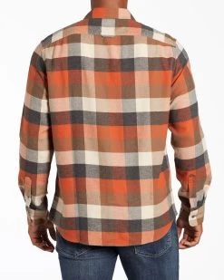DELTONA FLANNEL SHIRT -Style Vibe Shop FA20WS255 DELTONA LS SINGLE POCKET SHIRT RUST 196 84fc66f6 91a9 47d3 a578 5571399abe6b