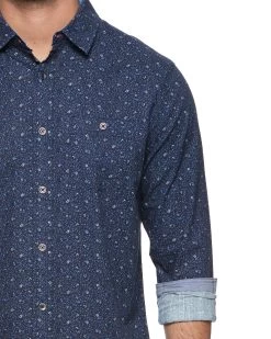 INNSBROOK SHIRT 7 INNSBROOK SHIRT -Style Vibe Shop FA20WS282 INNSBROOK LS SINGLE POCKET SHIRT NAVY FLORAL 009 bb354471 11dc 4471 a72a cb9d9118d501