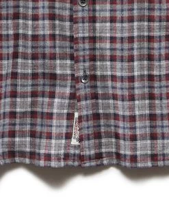 PITTSBORO FLANNEL SHIRT 11 PITTSBORO FLANNEL SHIRT -Style Vibe Shop FA20WS321 PITTSBORO LS DOwUBLE POCKET SHIRT WINE 007