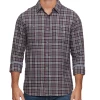 PITTSBORO FLANNEL SHIRT -Style Vibe Shop FA20WS321 WINE 012