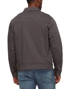 BRUNSWICK OVERDYE JEAN JACKET 12 BRUNSWICK OVERDYE JEAN JACKET -Style Vibe Shop FA21OW805 BRUNSWICK OVER DYED JEAN JACKET CHARCOAL 022