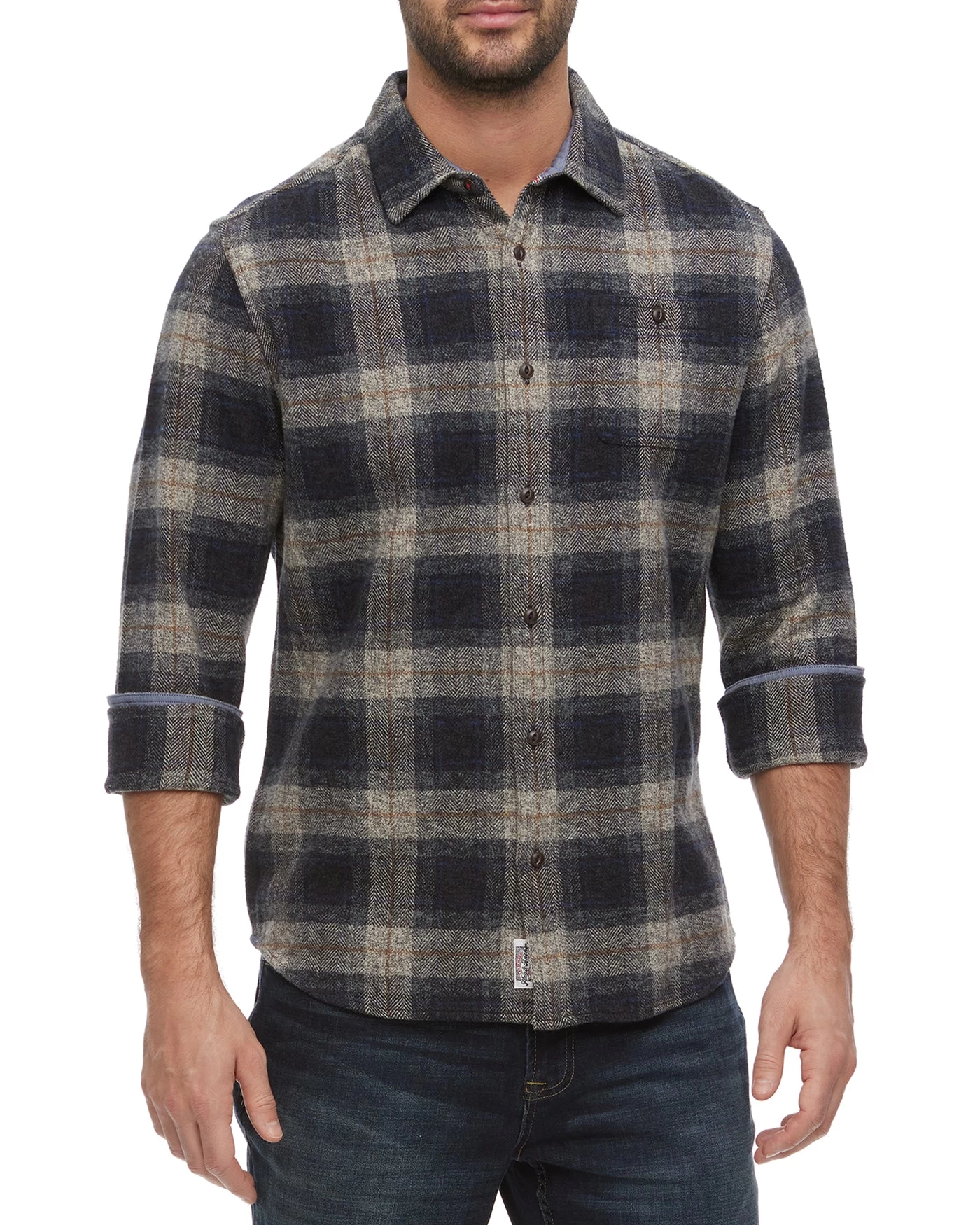 LINDEN HERRINGBONE FLANNEL SHIRT 3 LINDEN HERRINGBONE FLANNEL SHIRT