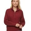 CAMERON CABLE KNIT ¼-ZIP SWEATER -Style Vibe Shop FA22SW1028W 008