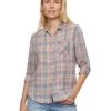 CLIFTON VINTAGE SOFT SHIRT -Style Vibe Shop FA22WS1154W BLUE PINK 024