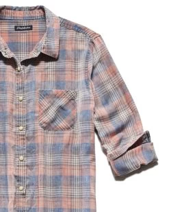 CLIFTON VINTAGE SOFT SHIRT -Style Vibe Shop FA22WS1154W BLsUE PINK 004