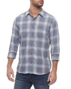 WESTLEY VINTAGE SOFT SHIRT 13 WESTLEY VINTAGE SOFT SHIRT -Style Vibe Shop FA22WS878 NAVY LIGHT BLUE CORAL 014 1