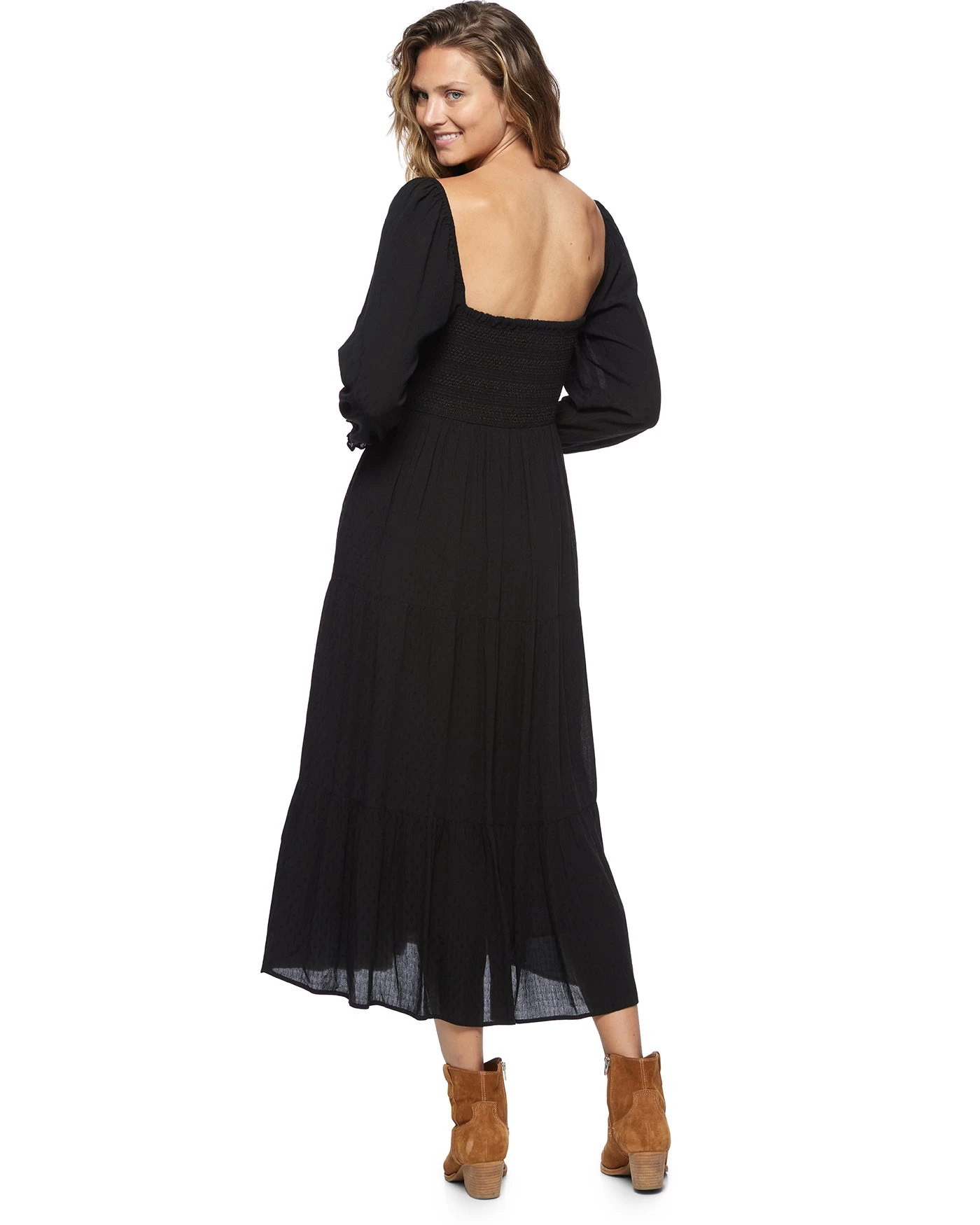 NORA SMOCKED MIDI DRESS 5 NORA SMOCKED MIDI DRESS - Image 3