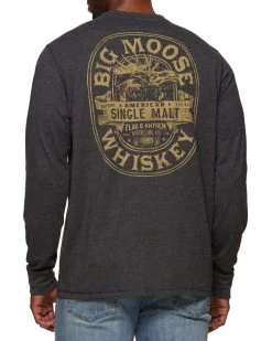 BIG MOOSE WHISKEY CREWNECK TEE