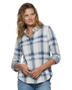 HERO PLAID KNIT FLANNEL SHIRT