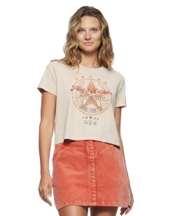 HORSESHOE CROPPED GRAPHIC TEE