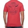 TRADITIONAL TEQUILA TEE -Style Vibe Shop FA23SS996 RED HEATHER 006