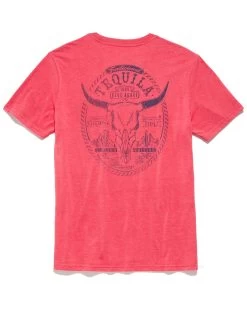 TRADITIONAL TEQUILA TEE -Style Vibe Shop FA23SS996 TRADITIONAL TEQUILA RED 005
