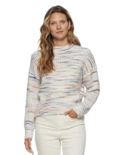 GRACEMONT MULTI-COLOR CHUNKY KNIT SWEATER 12 GRACEMONT MULTI-COLOR CHUNKY KNIT SWEATER -Style Vibe Shop FA23SW8033W GRACEMONT CHUNKY KNIT MULTI COLORED SWEATER WOMENS SWEATER 003