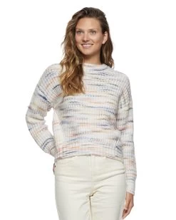 GRACEMONT MULTI-COLOR CHUNKY KNIT SWEATER 13 GRACEMONT MULTI-COLOR CHUNKY KNIT SWEATER -Style Vibe Shop FA23SW8033W GRACEMONT CHUNKY KNIT MULTI COLORED SWEATER WOMENS SWEATER 011