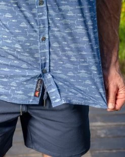 MADEFLEX FISH PRINT UPF PERFORMANCE SHIRT (FINAL SALE) -Style Vibe Shop F A daytona cocoabeach selects 151